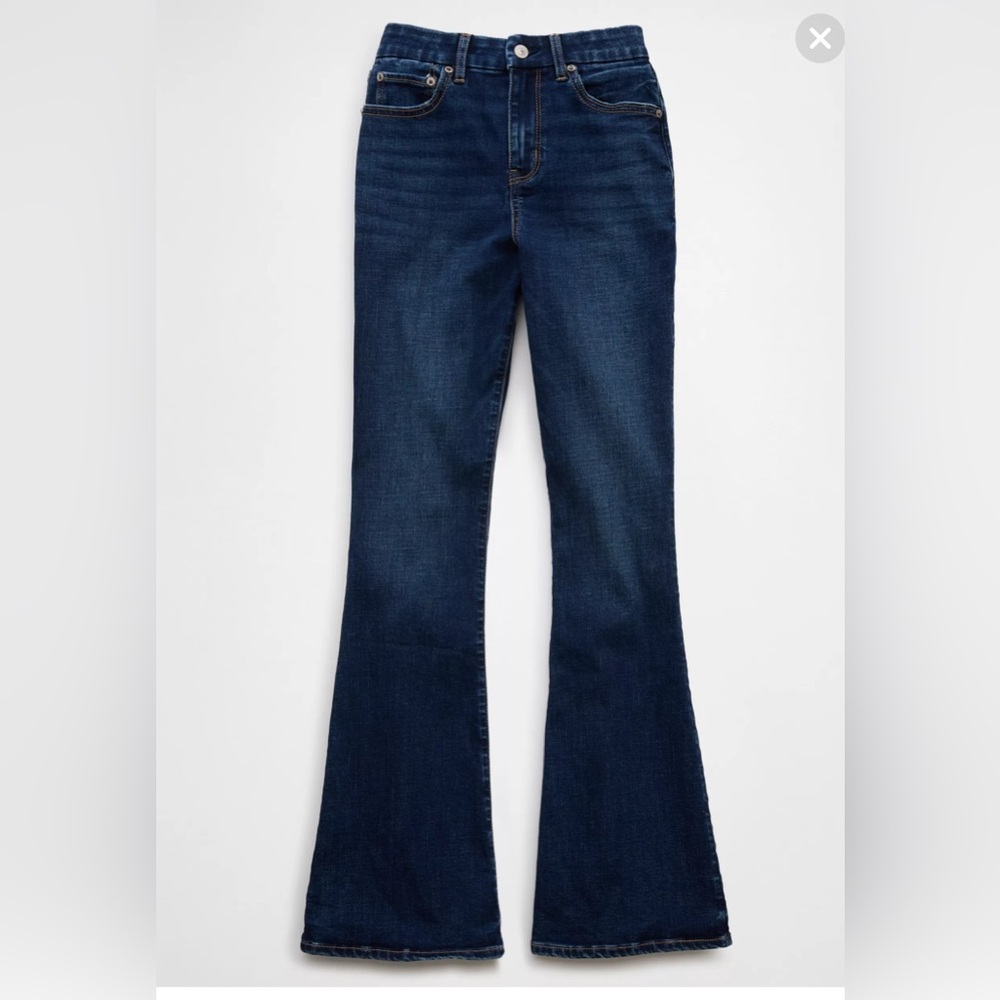 Curvy highest rise flare jeans